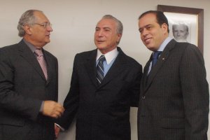 2008 - Reunião do PSDB - Líder José Anibal e dep. Michel Temer